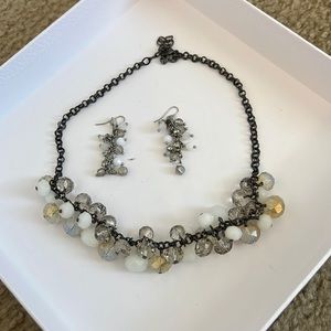 Necklace and earrings set-never used